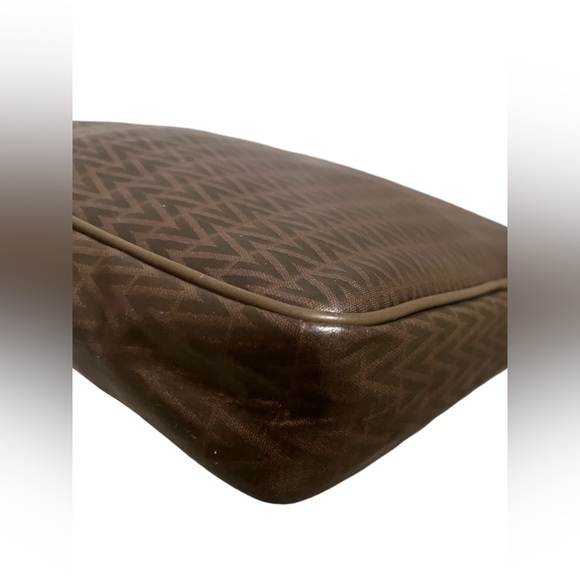 Mario Valentino Vintage Monogrammed Leather Clutch/Toiletry Bag🔥EUC! - Picture 6 of 10